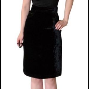 Tiala Velvet Skirt🦋Straight🌹Chic Skirt💎Pockets